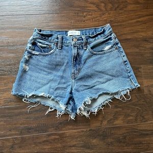 A&F Curve Love Jean Shorts